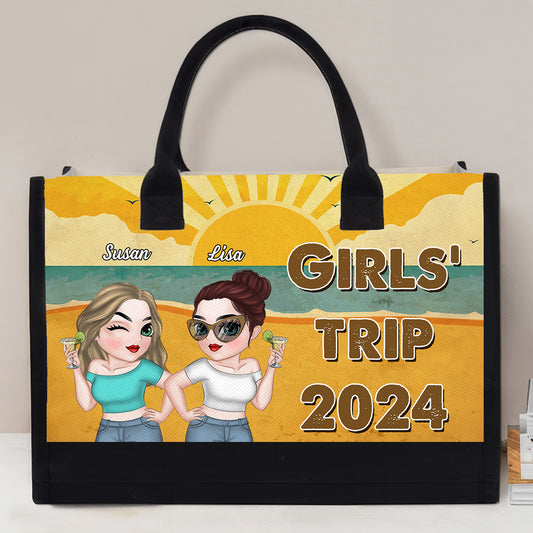 Girls Trip - Personalized Custom Canvas Tote Bag