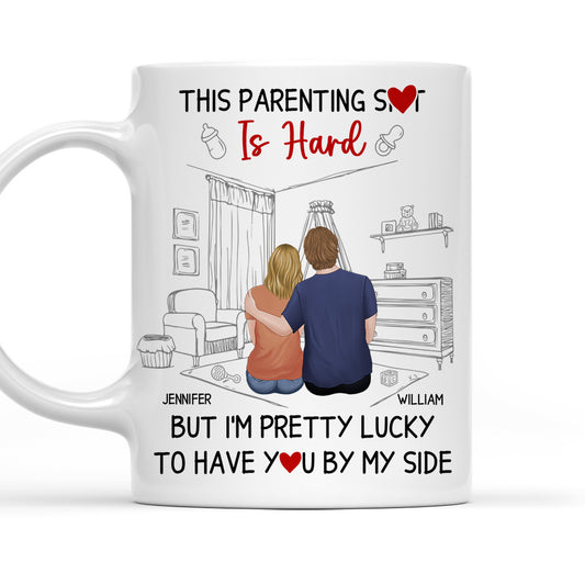 This Parenting Is Hard - Personalized Custom Coffee Mug