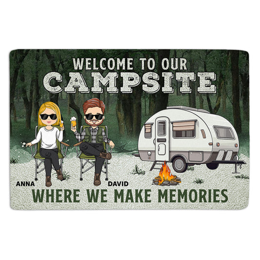 Where We Make Memories - Personalized Custom Doormat