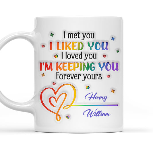First Kiss Last Breath - Personalized Custom 3D Inflated Effect Mug