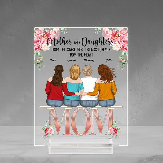 Best Friends Forever - Personalized Custom Acrylic Plaque With Base