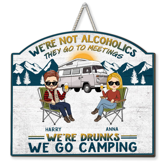 We Are Drunks - Personalized Custom Wood Sign