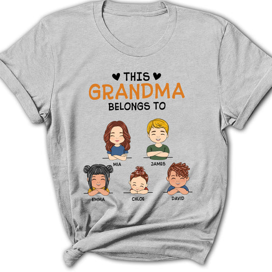 This Nana Belongs To - Personalized Custom Women's T-shirt