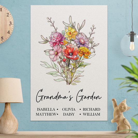 Blooming Stories Of Generations - Personalized Custom Poster