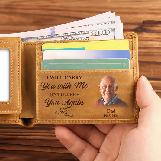 Carry You - Personalized Custom Men Leather Wallet