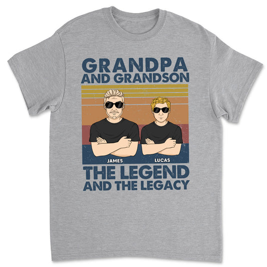 The Legend And The Legacy - Personalized Custom Shirt