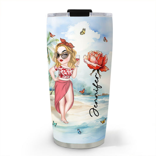 Summer Time - Personalized Custom Tumbler