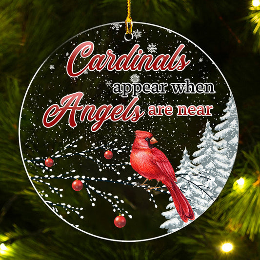 Cardinals Appear - Acrylic Ornament
