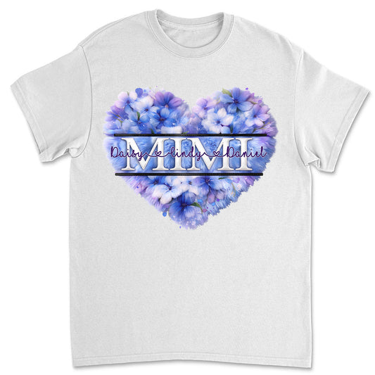 Grandma Custom Birth Month Flower - Personalized Custom Shirt