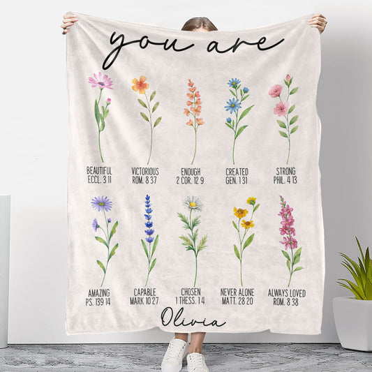 You Are Inspiring - Personalized Custom Fleece Blanket