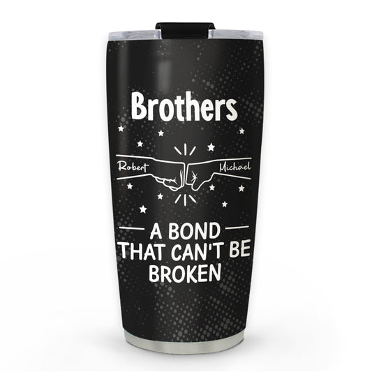 A Bond Between Brothers - Personalized Custom Tumbler