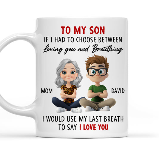 My Sweet Boy Always - Personalized Custom Coffee Mug