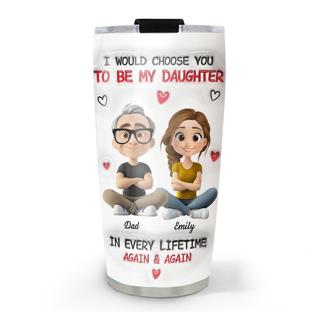 3D Inflated Effect Tumbler