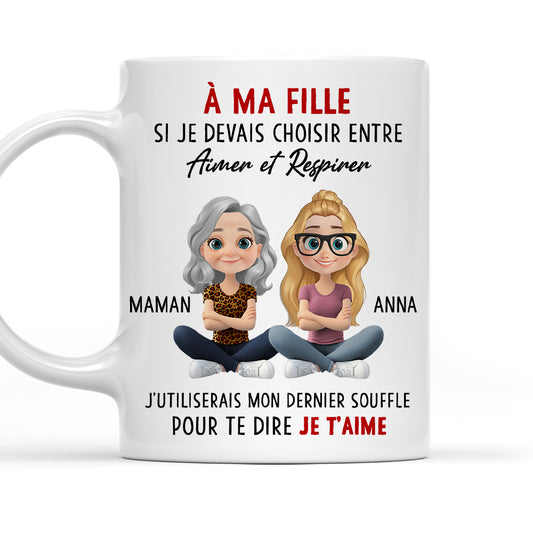 Mon Cœur Te Choisit Toujours - Mug À Café Personnalisé