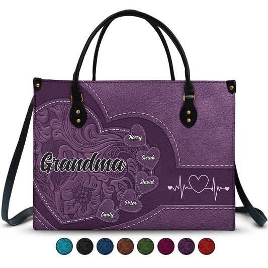 Little Sweethearts - Personalized Custom Leather Bag