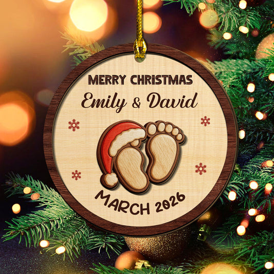 We Are Expecting You - Personalized Custom 2-Layered Wood Ornament