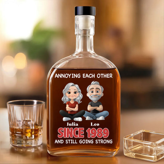 Forever In Love - Personalized Custom Spirits Decanter