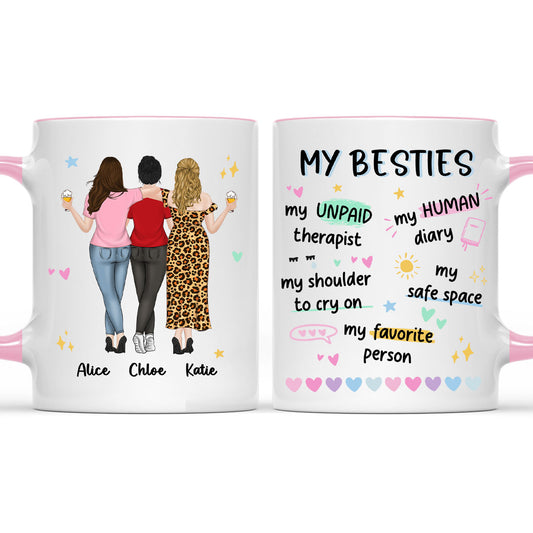 My Human Diary - Personalized Accent Mug