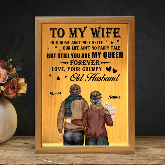 My Queen Forever - Personalized Frame Light Box