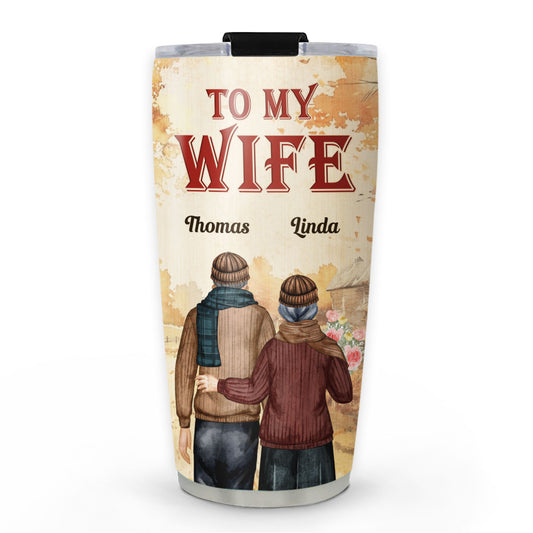To My Queen - Personalized Custom Tumbler