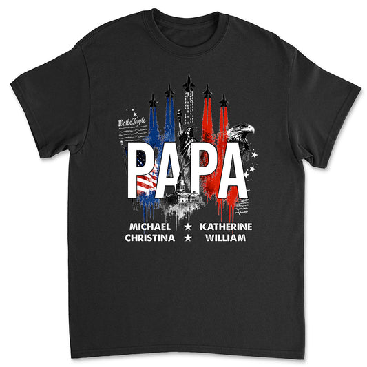 Best Papa - Personalized Custom Shirt