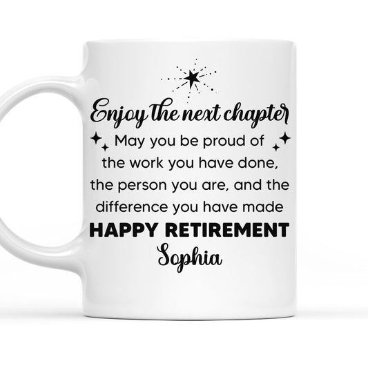 Happy Retirement - Personalized Coffee Mug