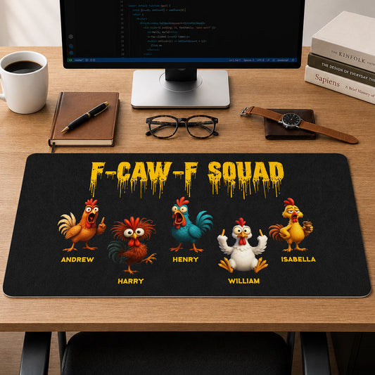This FCawF - Personalized Custom Desk Mat