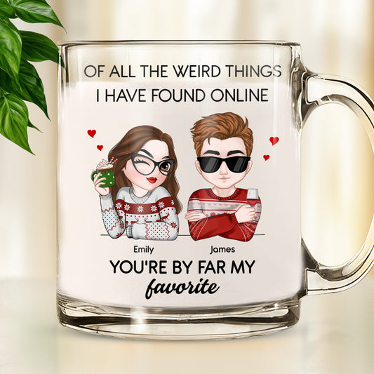 Love You - Personalized Custom Glass Mug