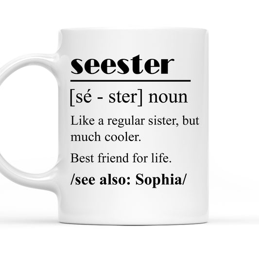 Seester - Personalized Custom Coffee Mug