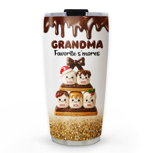 Grandma Favorite Smores - Personalized Custom Tumbler