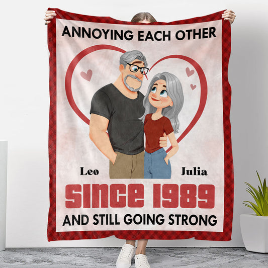 Forever With You - Personalized Custom Fleece Blanket