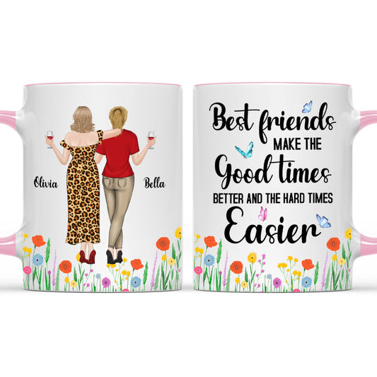 Good Times Better With Friends - Personalized Accent Mug