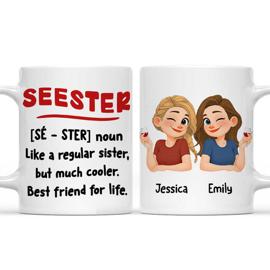 Seester Squad - Personalized Custom Coffee Mug