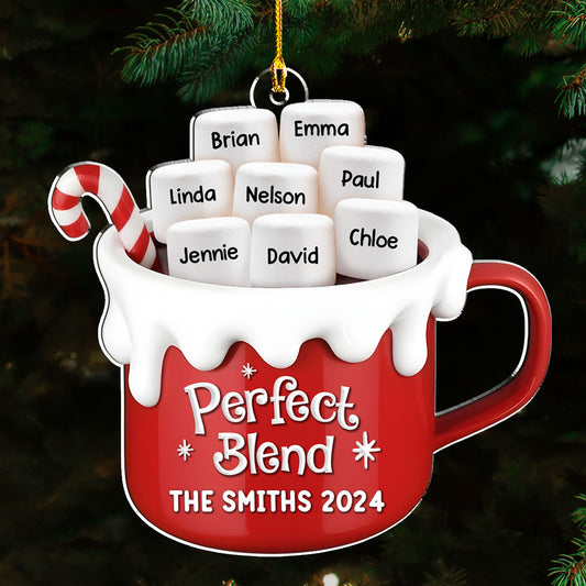 Perfect Blend - Personalized Custom Acrylic Ornament