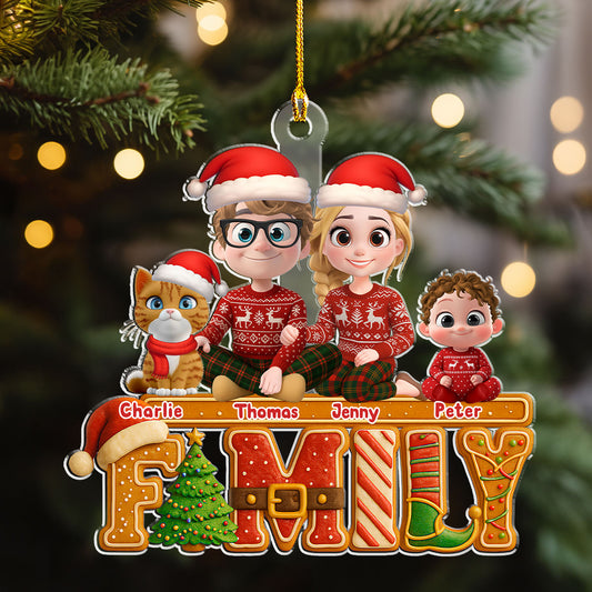 Our Christmas Story - Personalized Custom Acrylic Ornament
