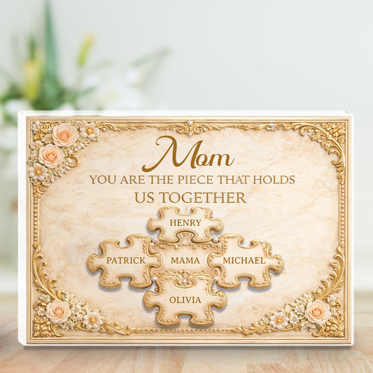 Mom Hold Us - Personalized Custom Acrylic Plaque