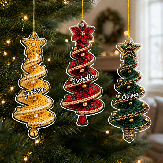 Family Under the Tree - Personalized Acrylic Ornament