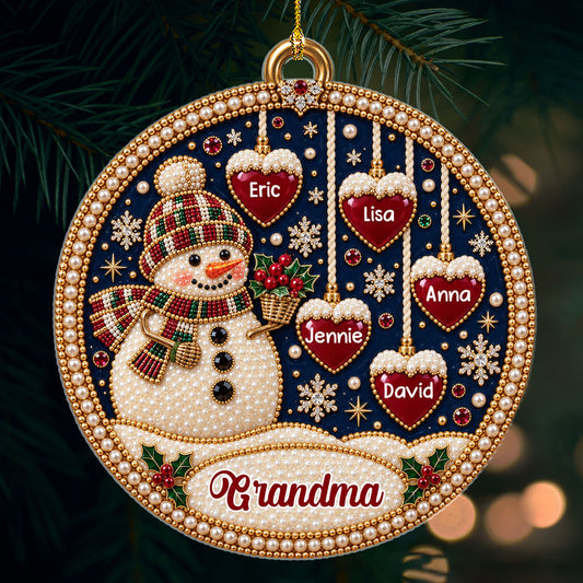 Merry Christmas Grandma - Personalized Acrylic Ornament