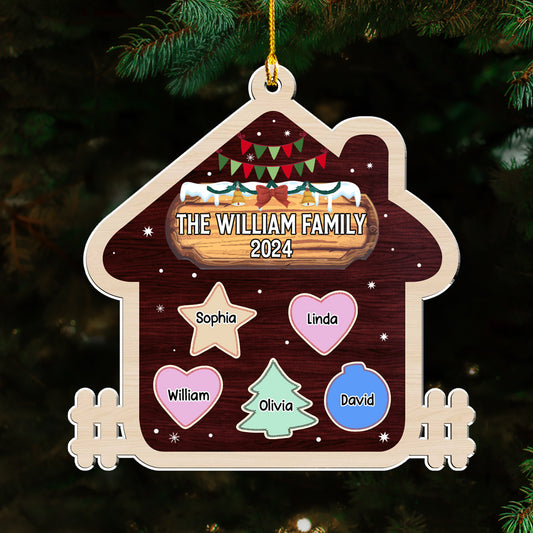 The Christmas House - Personalized Custom Acrylic Ornament