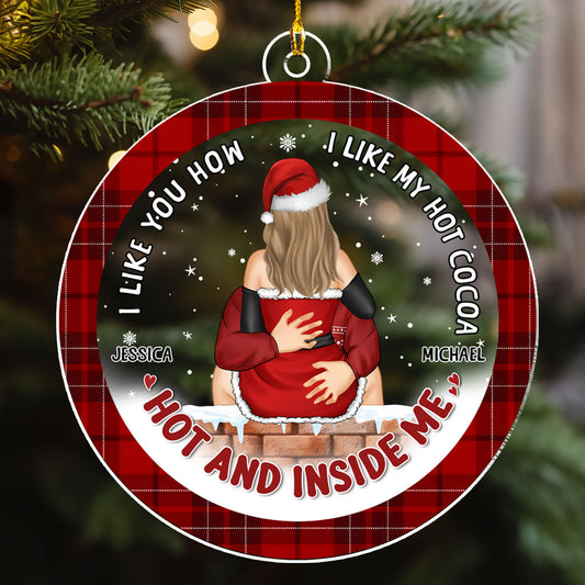 I Like Your Face Christmas - Personalized Custom Acrylic Ornament