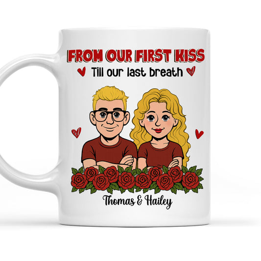 First Kiss - Personalized Custom Coffee Mug