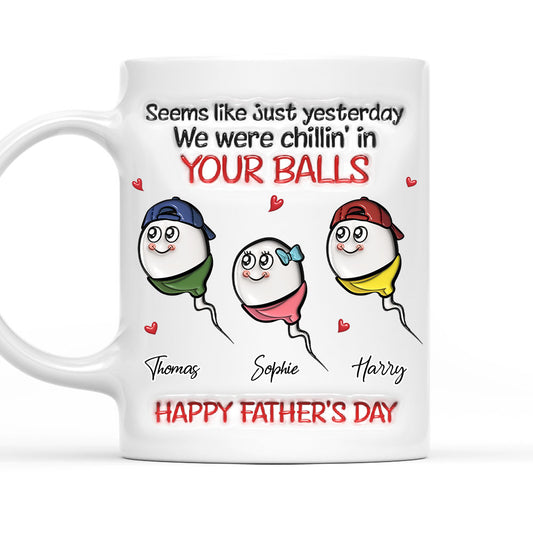 Chilling In Yours - Personalized Custom 3D Inflated Effect Mug