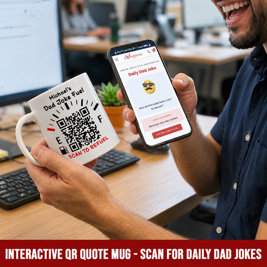 Dad Joke Fuel - Personalized Custom Coffee Mug