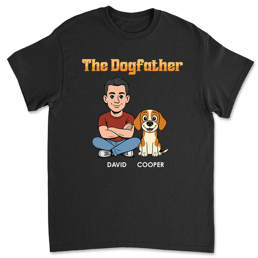 The Dogfather Retro - Personalized Custom Shirt