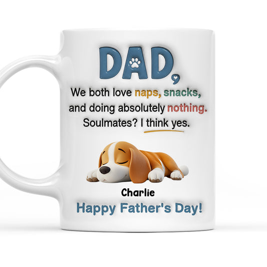 I Think Soulmates It Is - Personalized Custom 3D Inflated Effect Mug