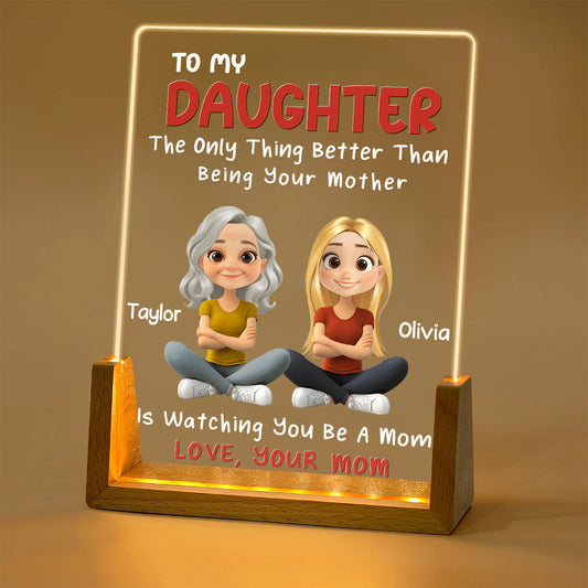 To My Daughter - Personalized Custom Night Light