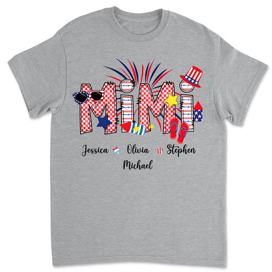 Grandma 4th Of July - Personalized Shirt