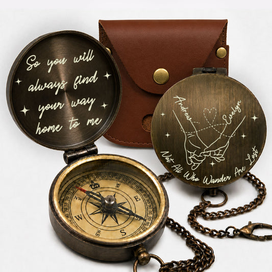 Your Last Everything - Personalized Custom Engraved Pocket Compass