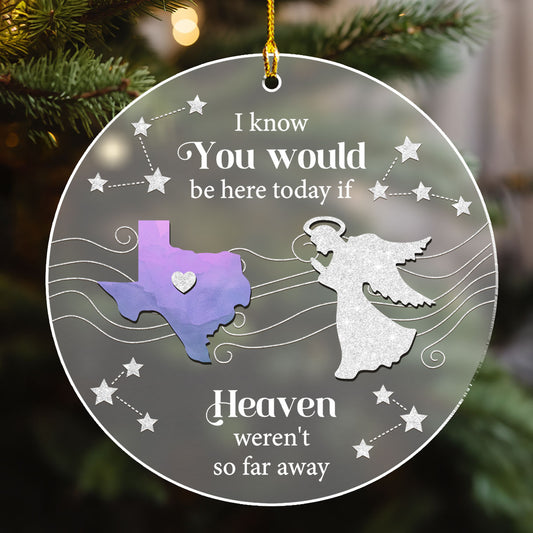 Heaven - Personalized Custom Frosted Acrylic Ornament