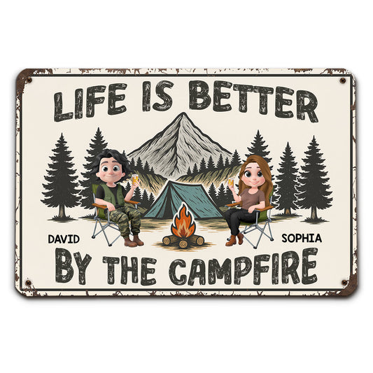 Simple Joys Are The Best - Personalized Metal Sign
